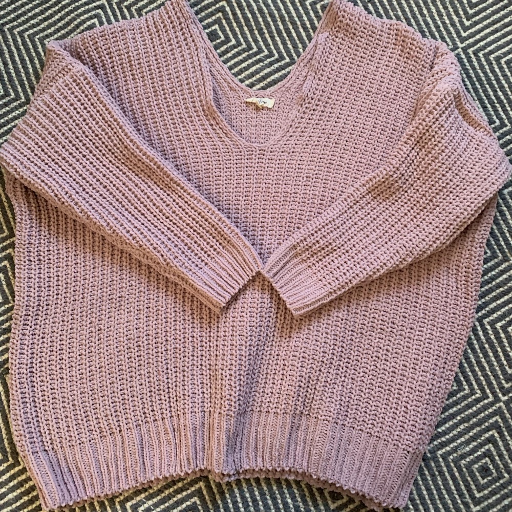 Oversized PinkBlush Sweater - Picture 4 of 4